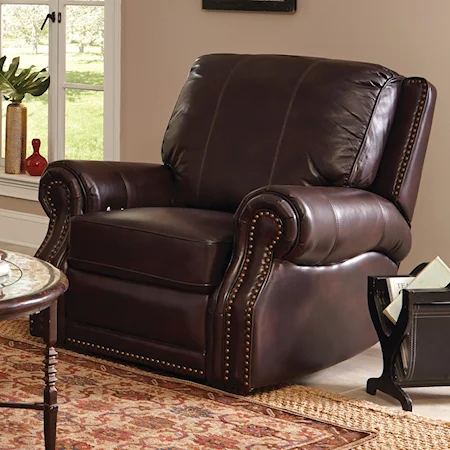 Traditional Leather Power Recliner